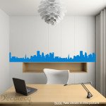 Decaleco Wall Decals - City Skyline