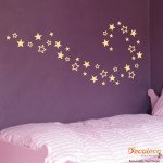 Decaleco Wall Decals - Set of 40 Stars